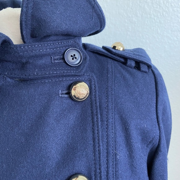 NWT Miss Sixty Cassie Coat Trench Military Double Breasted Fit and Flare - Picture 6 of 15